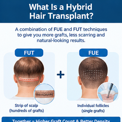 What Is a Hybrid Hair Transplant